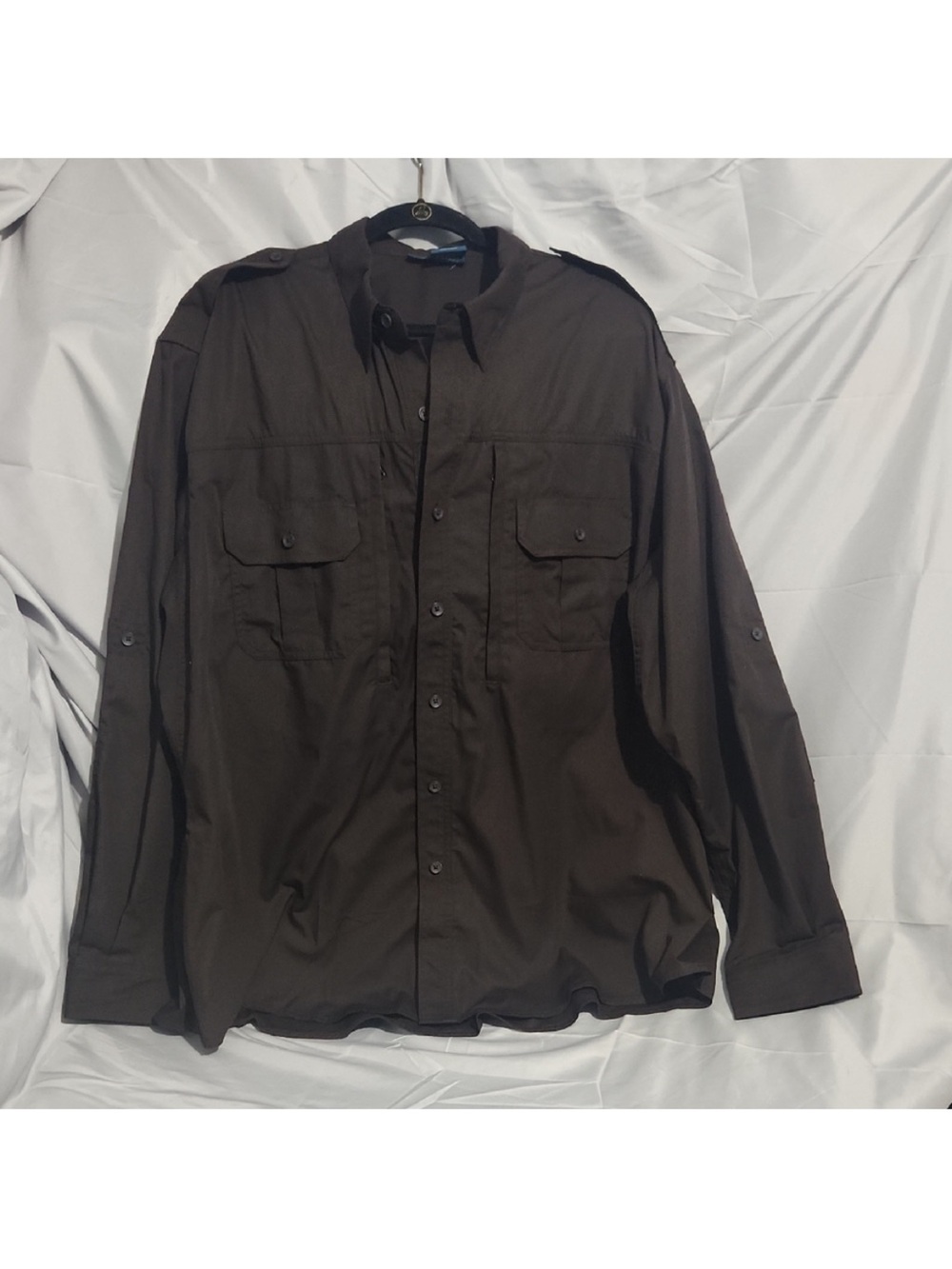 Propper Dark Brown Button-Up Shirt with Blue Label
19-05